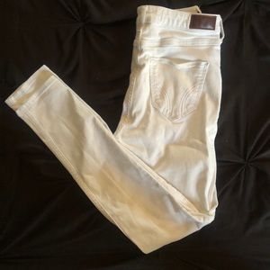 Perfect condition white Hollister jeans